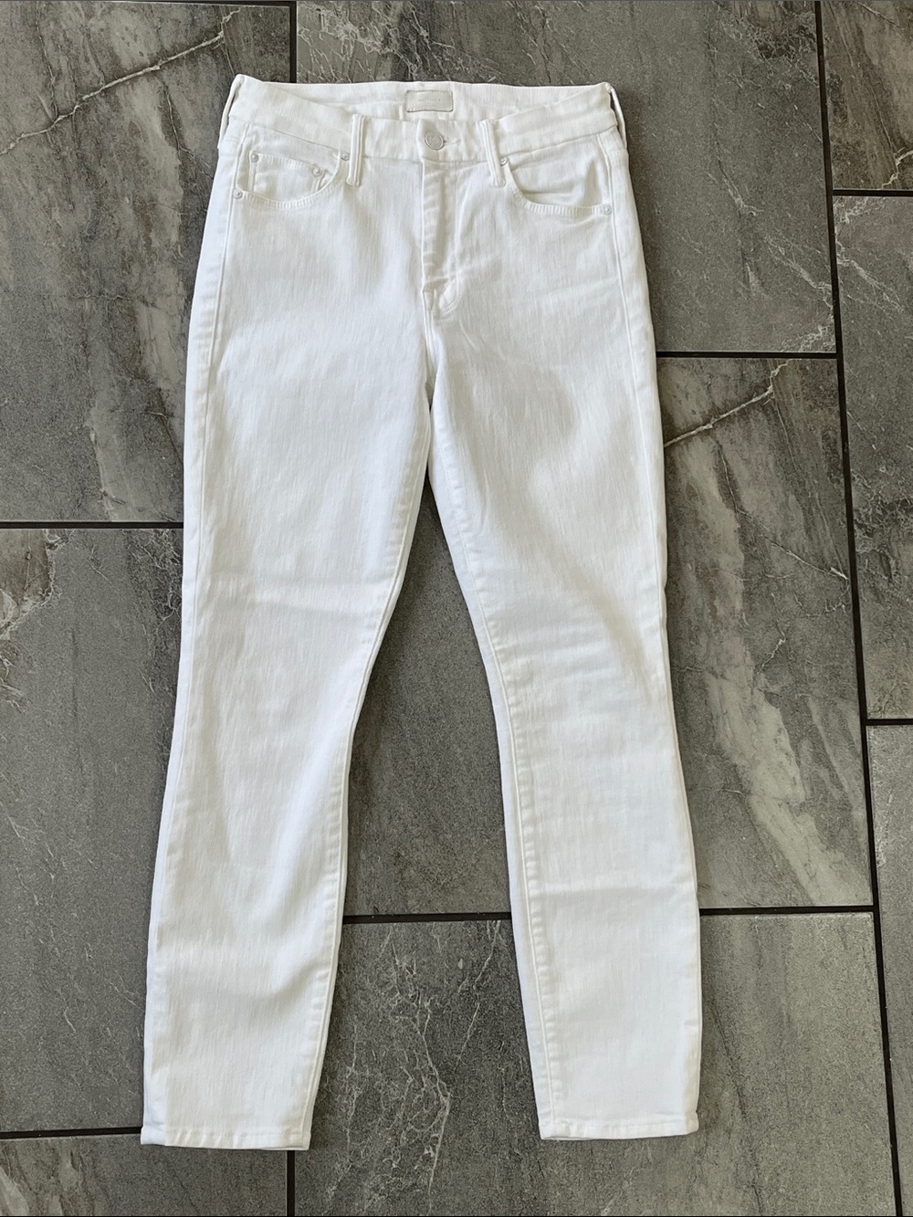 🤍Mother The Looker Crop Size 25 White Fairest Of Them All Jeans